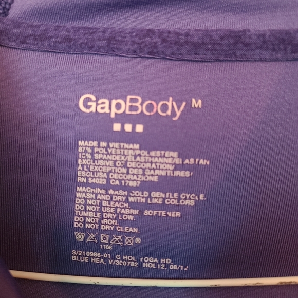 Gap Body Zip Up Athletic Jacket in Size Medium - Picture 2 of 5